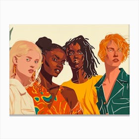 Group Of Women 18 Canvas Print