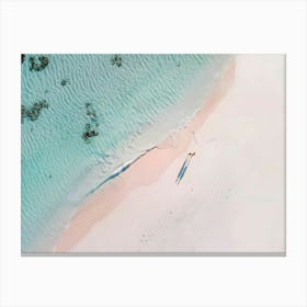 Aerial View Of A Beach 5 Canvas Print