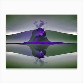 Purple Mountain Canvas Print