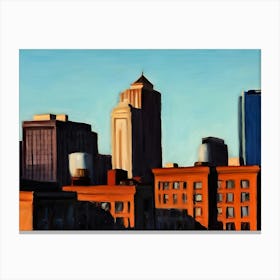 Boston Cityscape Canvas Print