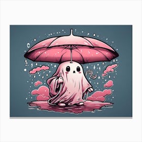 Ghost In The Rain Canvas Print