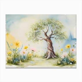 Watercolor Painting 2 Canvas Print