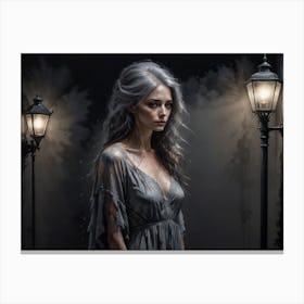 Grey Lady Canvas Print