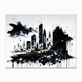 Cityscape 60 Canvas Print