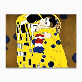 The Kiss Canvas Print