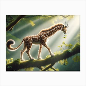 Giraffelynx Canvas Print