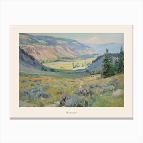 Western Landscapes Montana 2 Poster Canvas Print