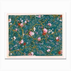 Marble End Paper Canvas Print