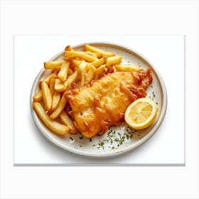 Fish And Chips 15 Canvas Print