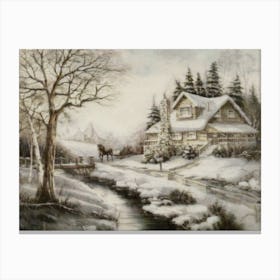 Winter Scene 1 Canvas Print