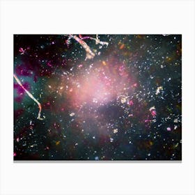 Nebula Abstract Colorful Background 4 Canvas Print