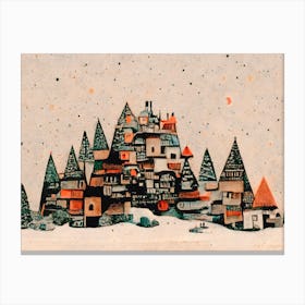 Tiny Town Canvas Print