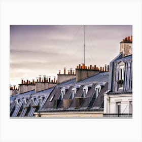 Roofs of Paris Canvas Print