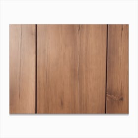 Brown wood plank texture background 2 Canvas Print
