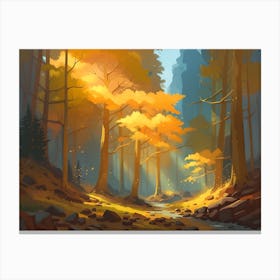 Autumn Forest 101 Canvas Print