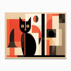 Abstract Cat 4 Canvas Print