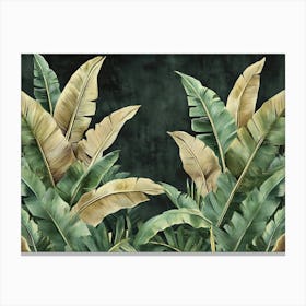 Banana Leaves 2 Canvas Print