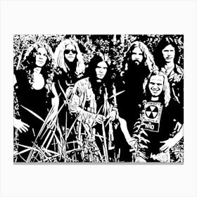 Lynyrd Skynyrd Rock Band Legend Music Canvas Print
