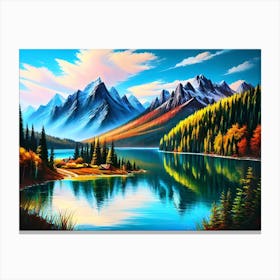 Mountain Lake 47 Canvas Print