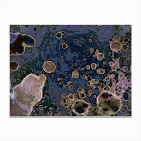Abstract Alcohol Ink Meteor Shower 1 Canvas Print