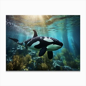 Orca Whale 2 Canvas Print