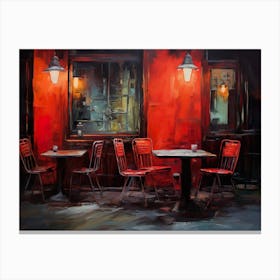 Night In Paris Canvas Print