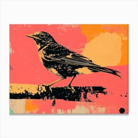 Bird On A Branch 6 Canvas Print