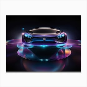 Futuristic Car 39 Canvas Print