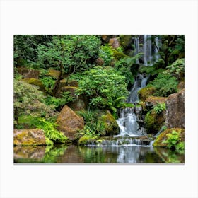 Japanese Waterfall Canvas Print