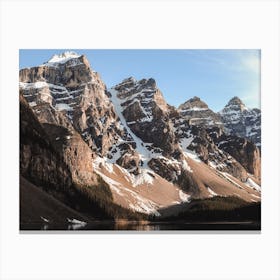 Mountain Range View Canvas Print