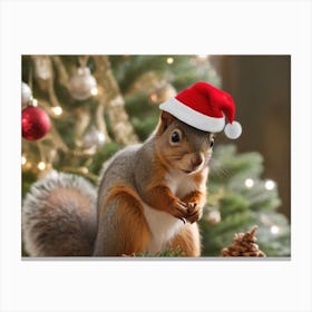 Christmas Animals 1 Canvas Print