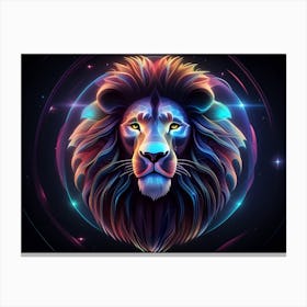 Lion Head 6 Canvas Print