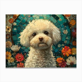 Bichon Frise Fine Art Portrait 2 Canvas Print