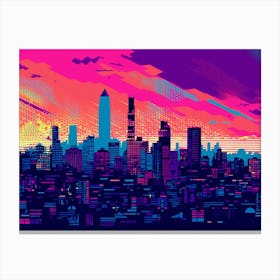 Buenos Aires Skyline Canvas Print
