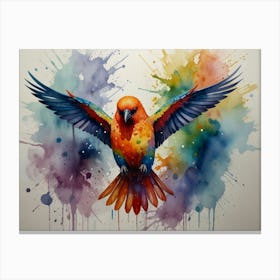 Colorful Parrot Canvas Print