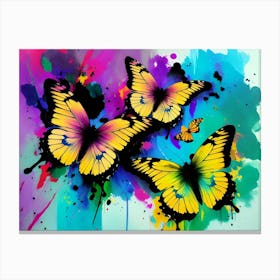 Colorful Butterflies 144 Canvas Print