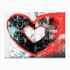 Heart Of Love 2 Canvas Print