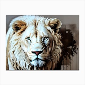White Lion 26 Canvas Print