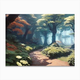 Forest Path Canvas Print