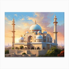 Islamic Mosque 20 Canvas Print