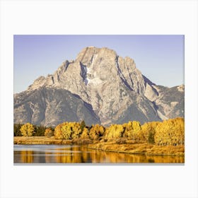 Grand Teton National Park Autumn Sunrise Canvas Print
