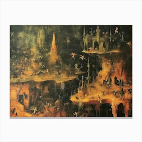 Contemporary Artwork Inspired By Hieronymus Bosch 3 Canvas Print