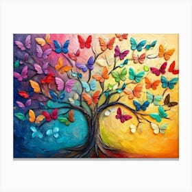 Butterfly Tree 16 Canvas Print