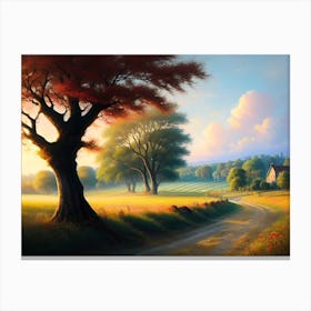 Country Road 8 Canvas Print