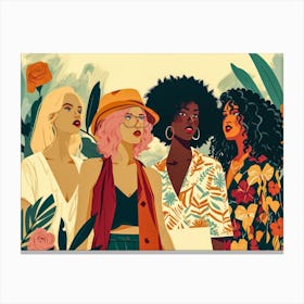 Women Of Color 6 Canvas Print