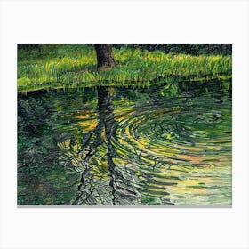 Reflection In The Pond Canvas Print