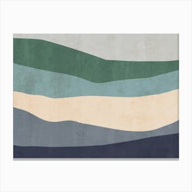 Abstract Mountains - Av01 Canvas Print