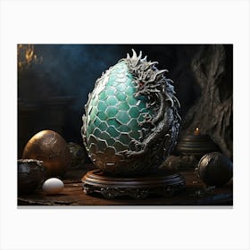 Game Of Thrones Dragon Egg 1 Canvas Print