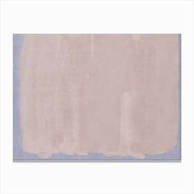 Minimal Abstract Pink Colorfield Painting 1 Canvas Print