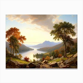 Landscape Of The Lake Canvas Print